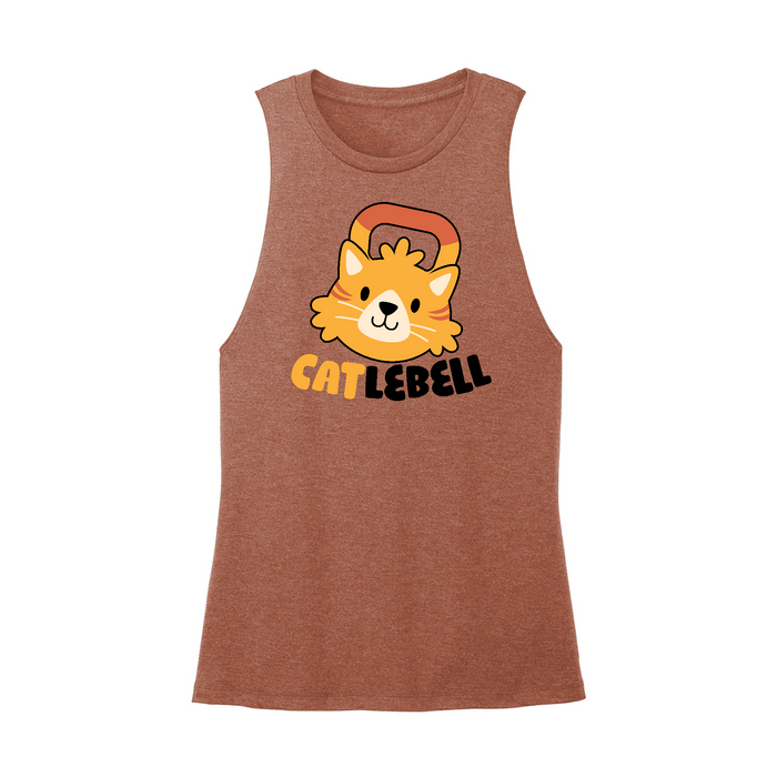 Womens X-Small Brown Muscle Tank