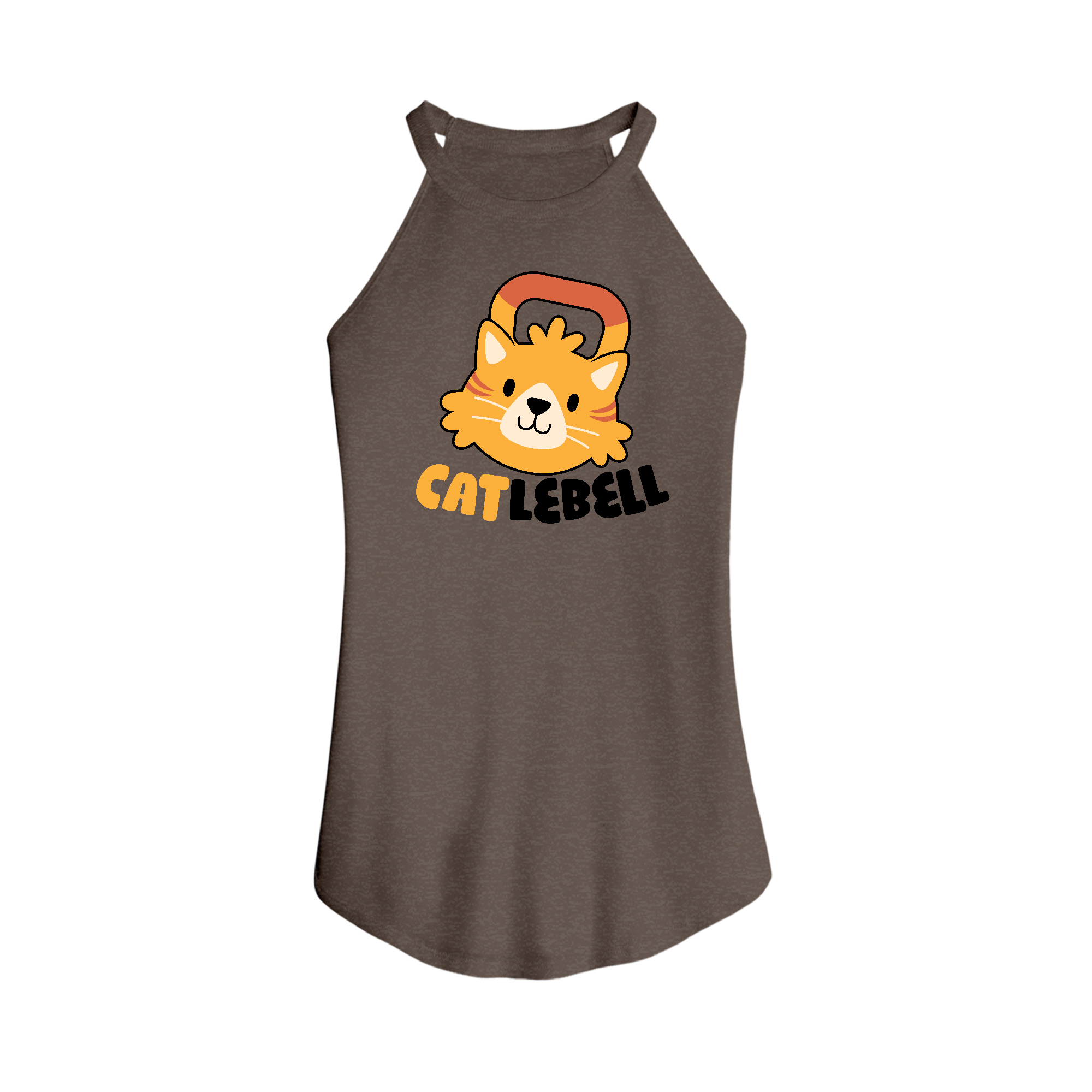 Womens X-Small Brown Tank Top