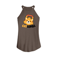 Womens X-Small Brown Tank Top