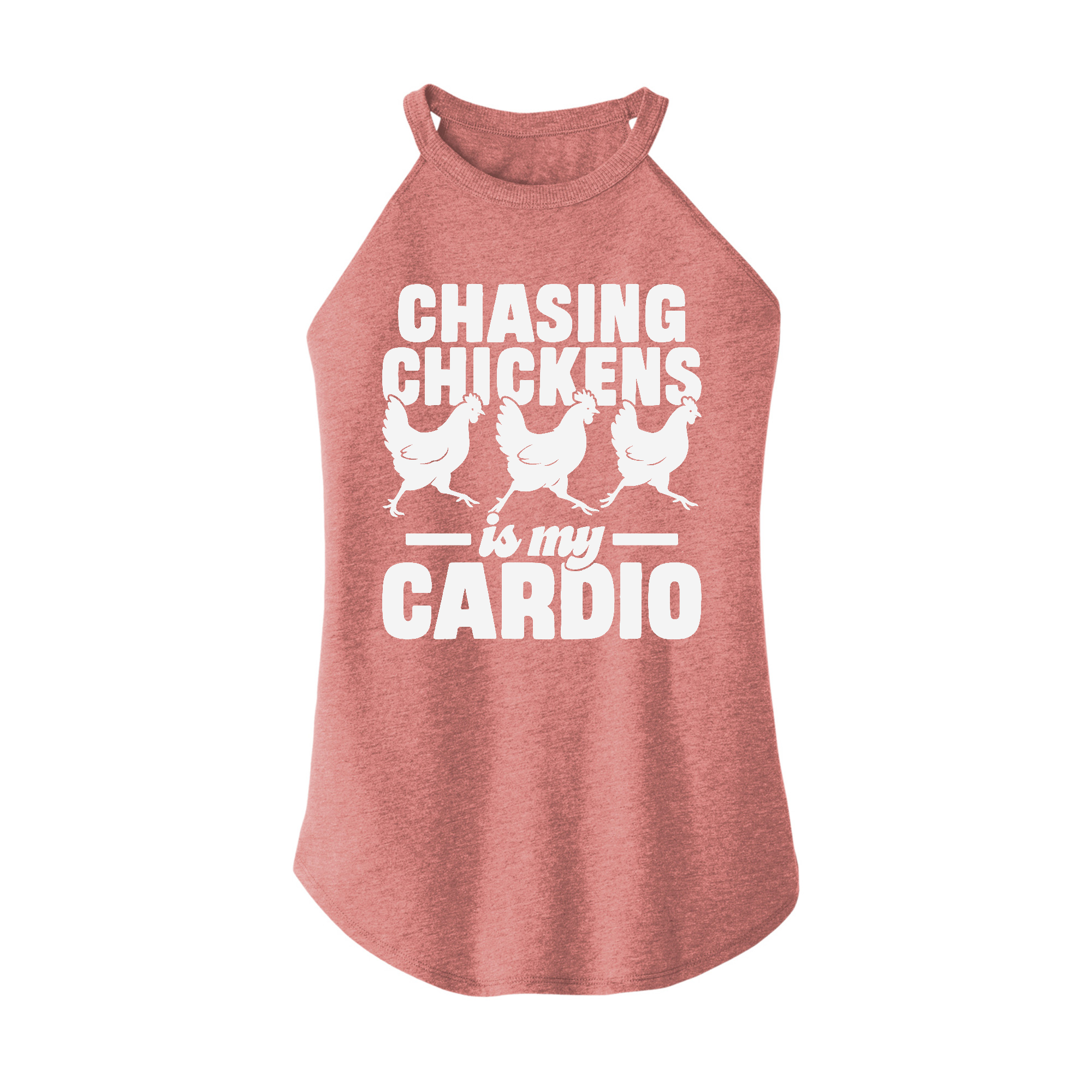 Womens X-Small Light Pink Rocker Tank Top