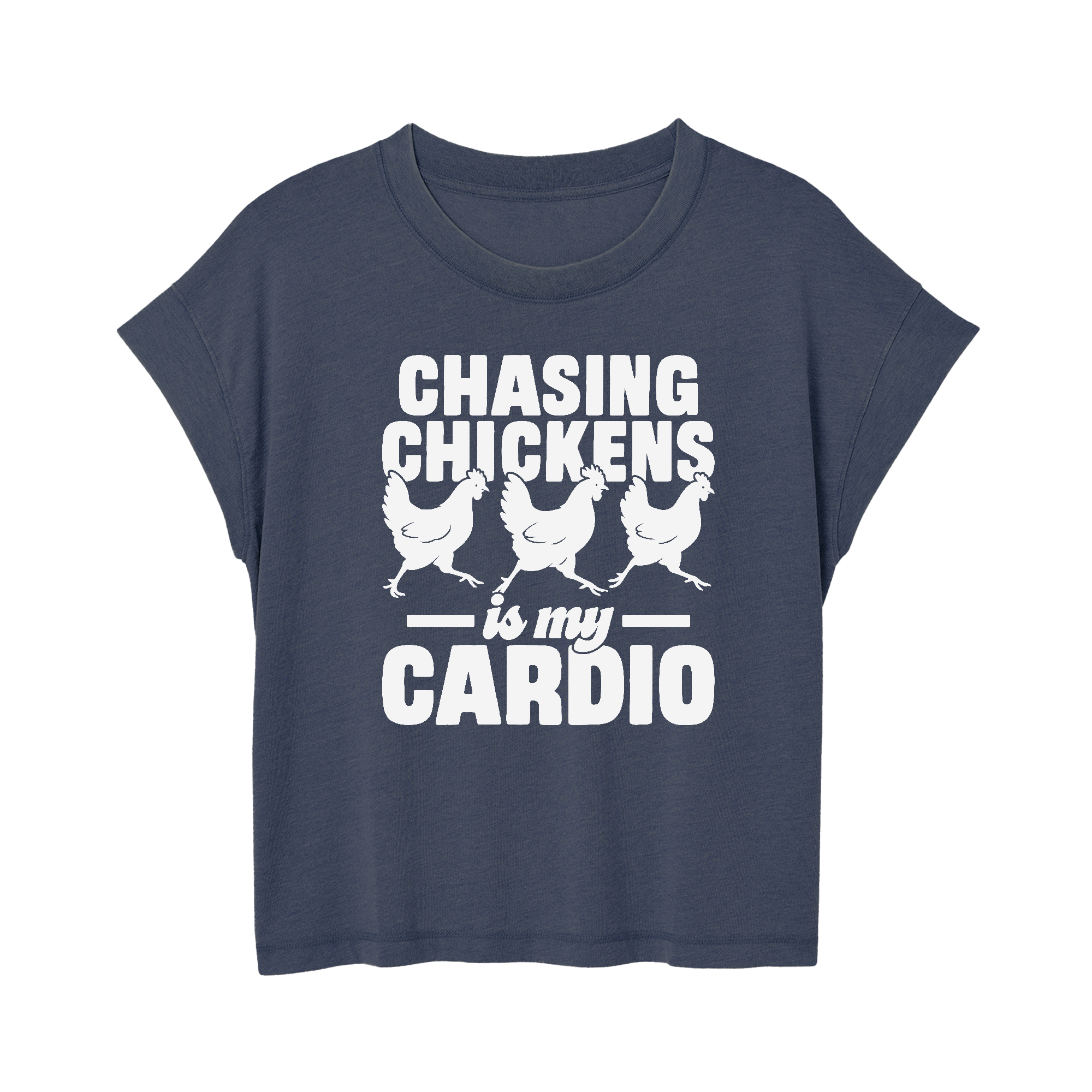 Womens Small Navy Style_T-Shirt