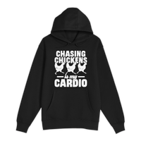 Unisex Small Black Pullover Hooded Sweatshirt