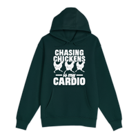 Unisex Small Sport Green Pullover Hooded Sweatshirt