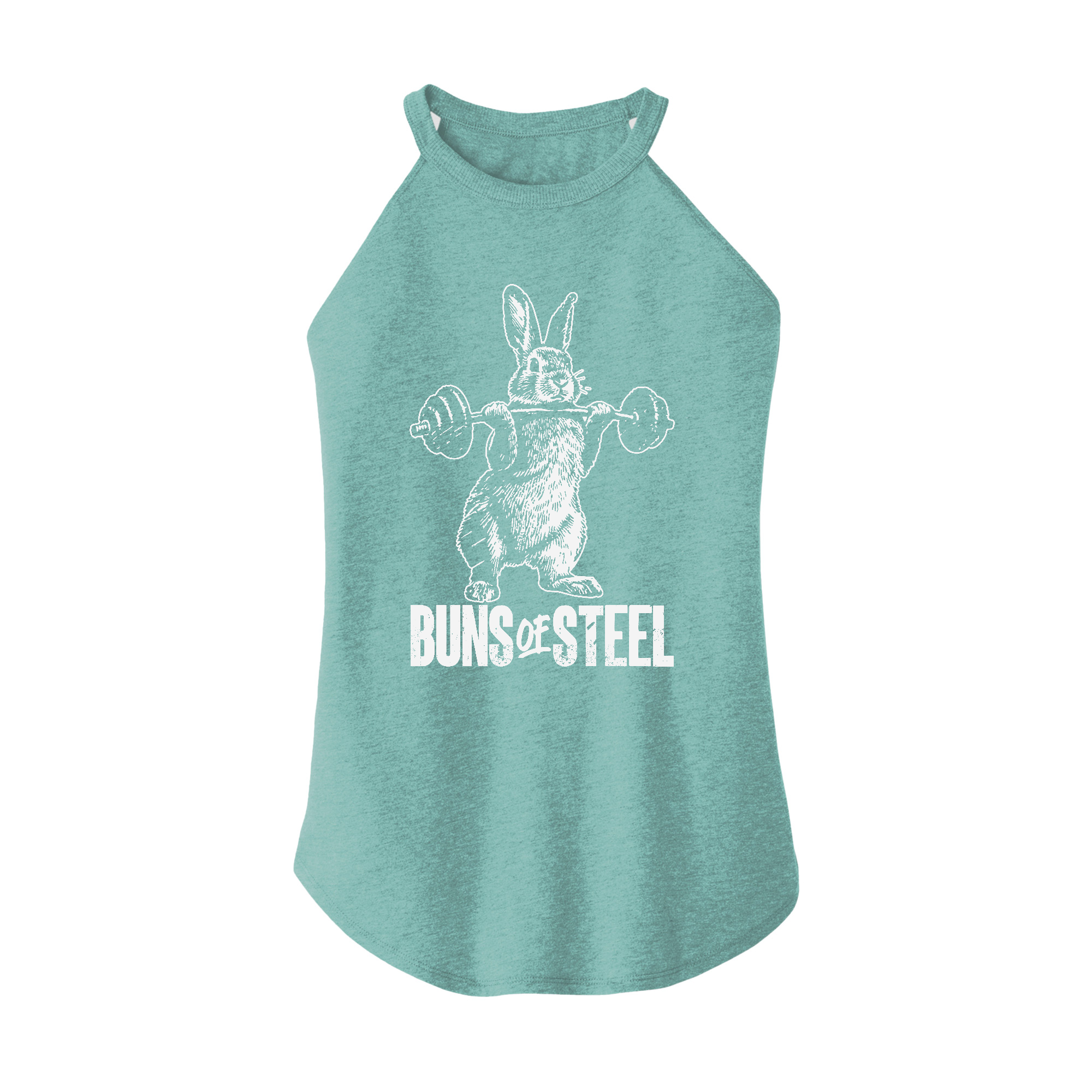 Womens X-Small Teal Rocker Tank Top