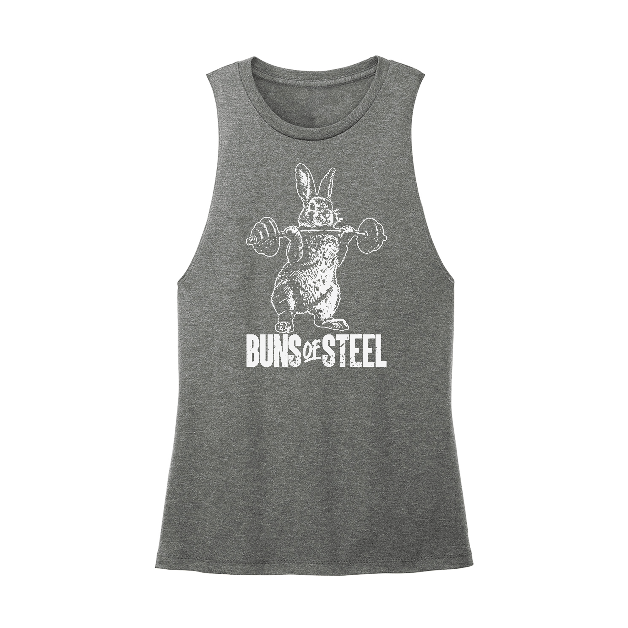 Womens X-Small Dark Gray Muscle Tank