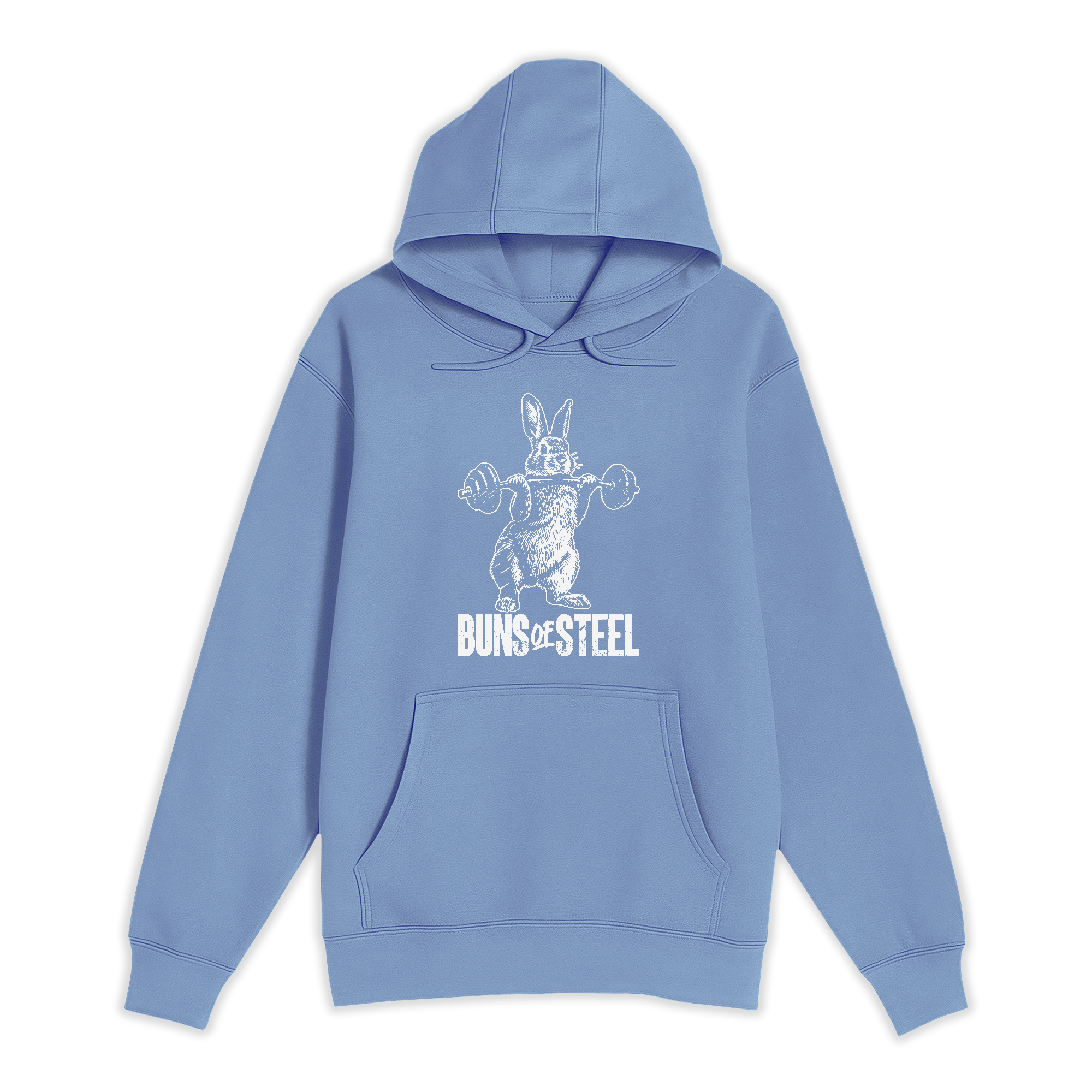 Unisex Small Colony Blue Pullover Hooded Sweatshirt