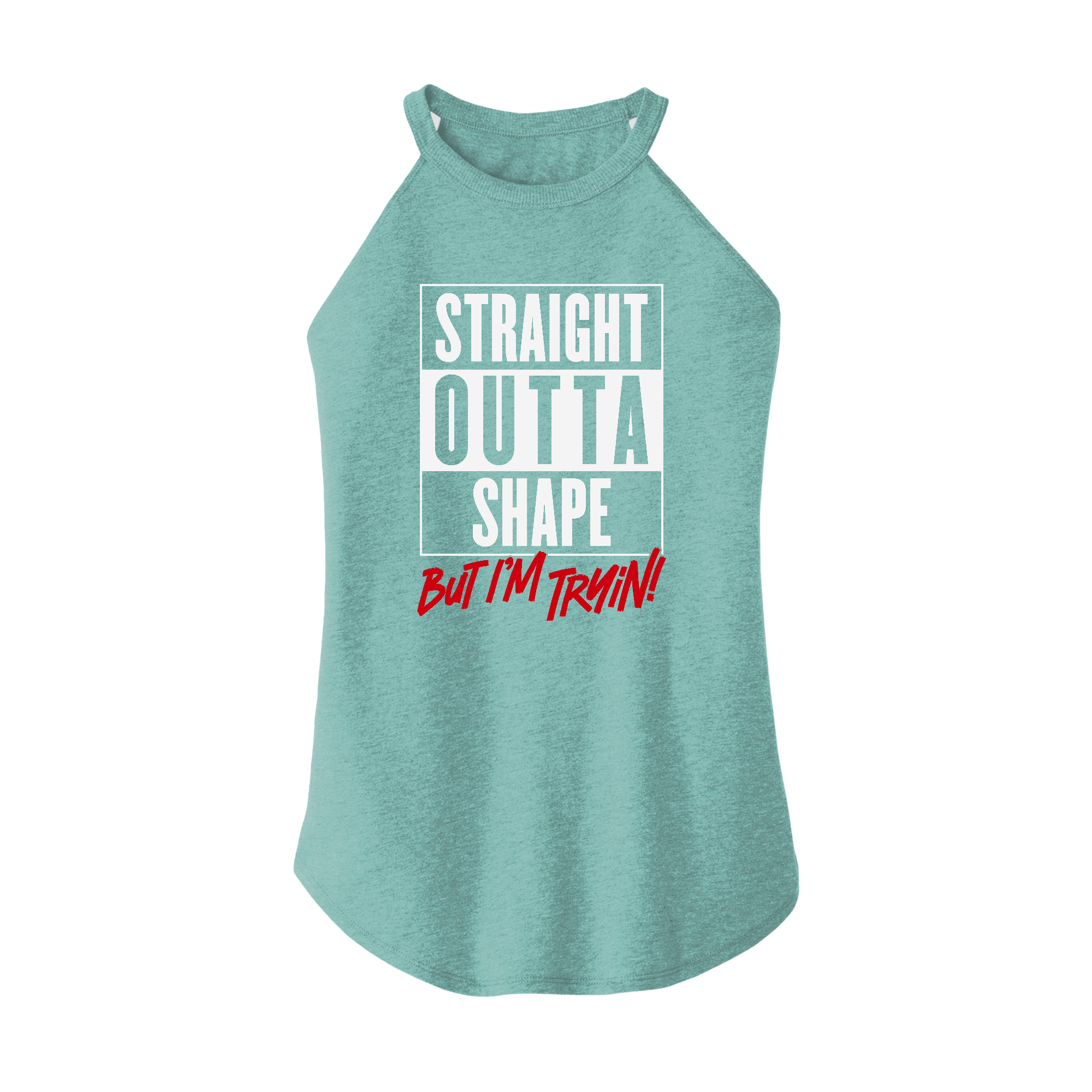 Womens X-Small Teal Rocker Tank Top