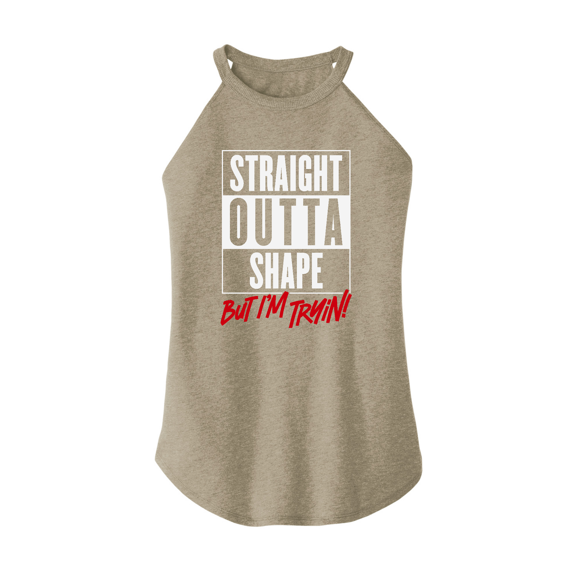 Womens X-Small Sand Rocker Tank Top