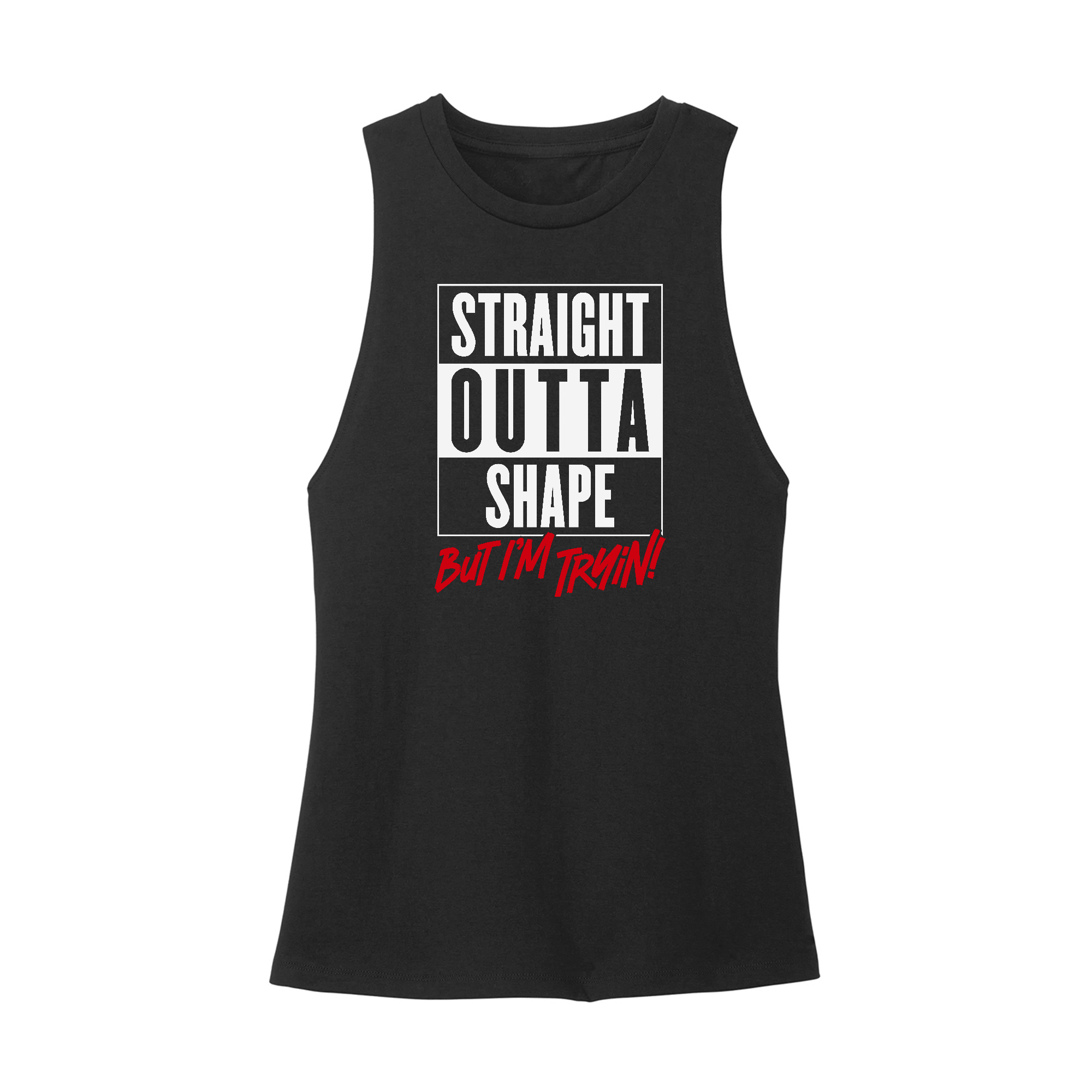 Womens X-Small Black Muscle Tank