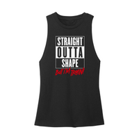 Womens X-Small Black Muscle Tank
