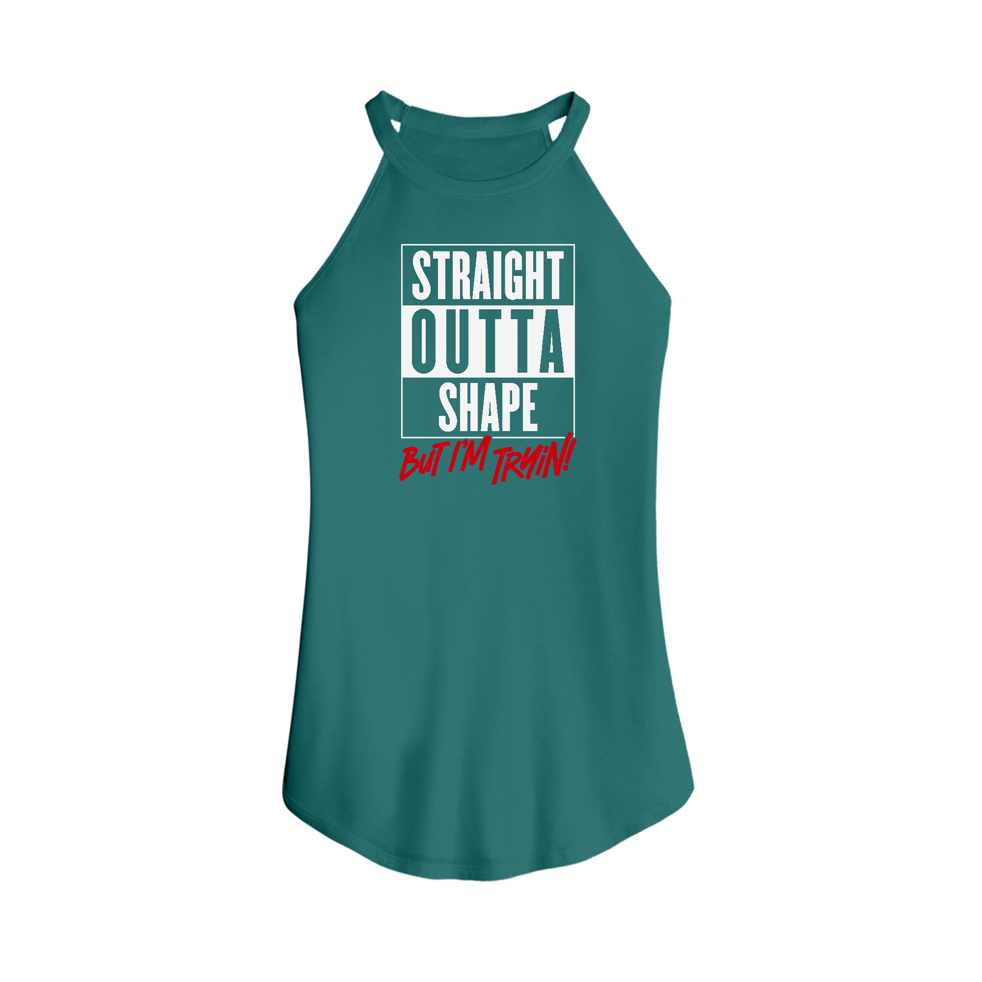 Womens X-Small Teal Tank Top