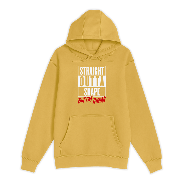 Unisex Small Antique Gold Pullover Hooded Sweatshirt