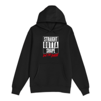 Unisex Small Black Pullover Hooded Sweatshirt