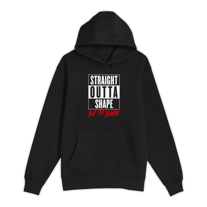 Unisex Small Black Pullover Hooded Sweatshirt