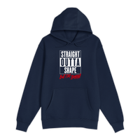 Unisex Small Navy Pullover Hooded Sweatshirt