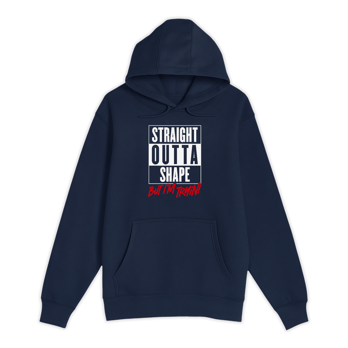 Unisex Small Navy Pullover Hooded Sweatshirt