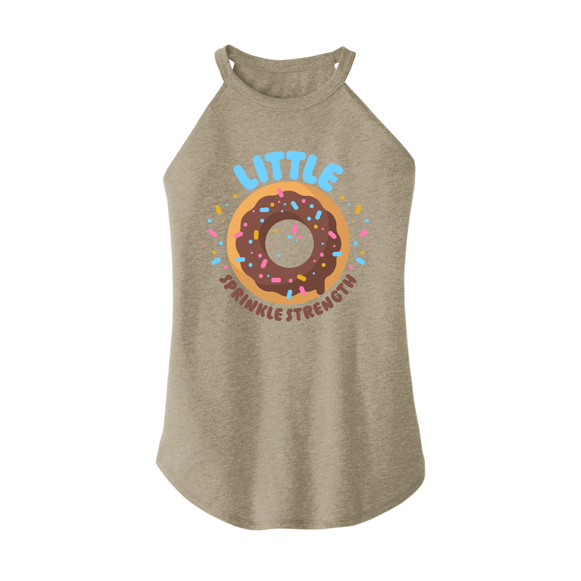 Womens X-Small Sand Rocker Tank Top