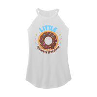 Womens X-Small White Rocker Tank Top