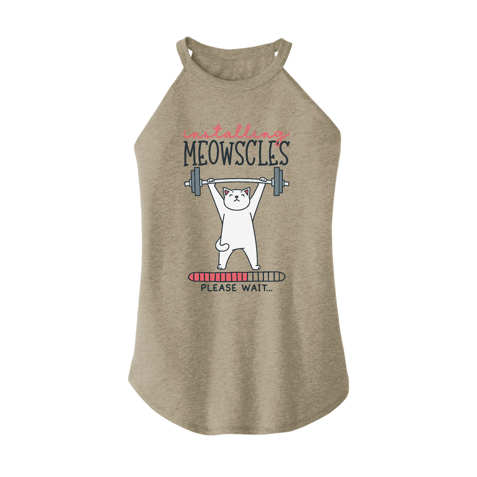 Womens X-Small Sand Rocker Tank Top