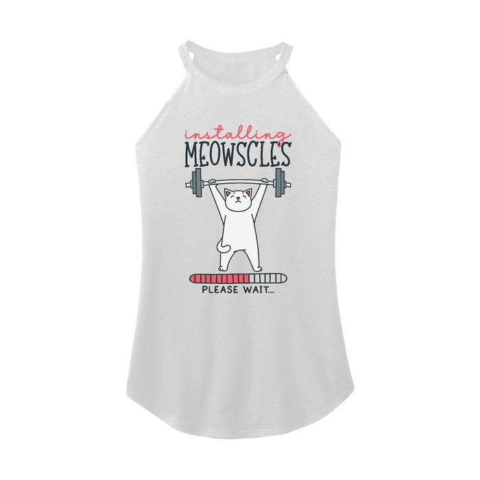 Womens X-Small White Rocker Tank Top