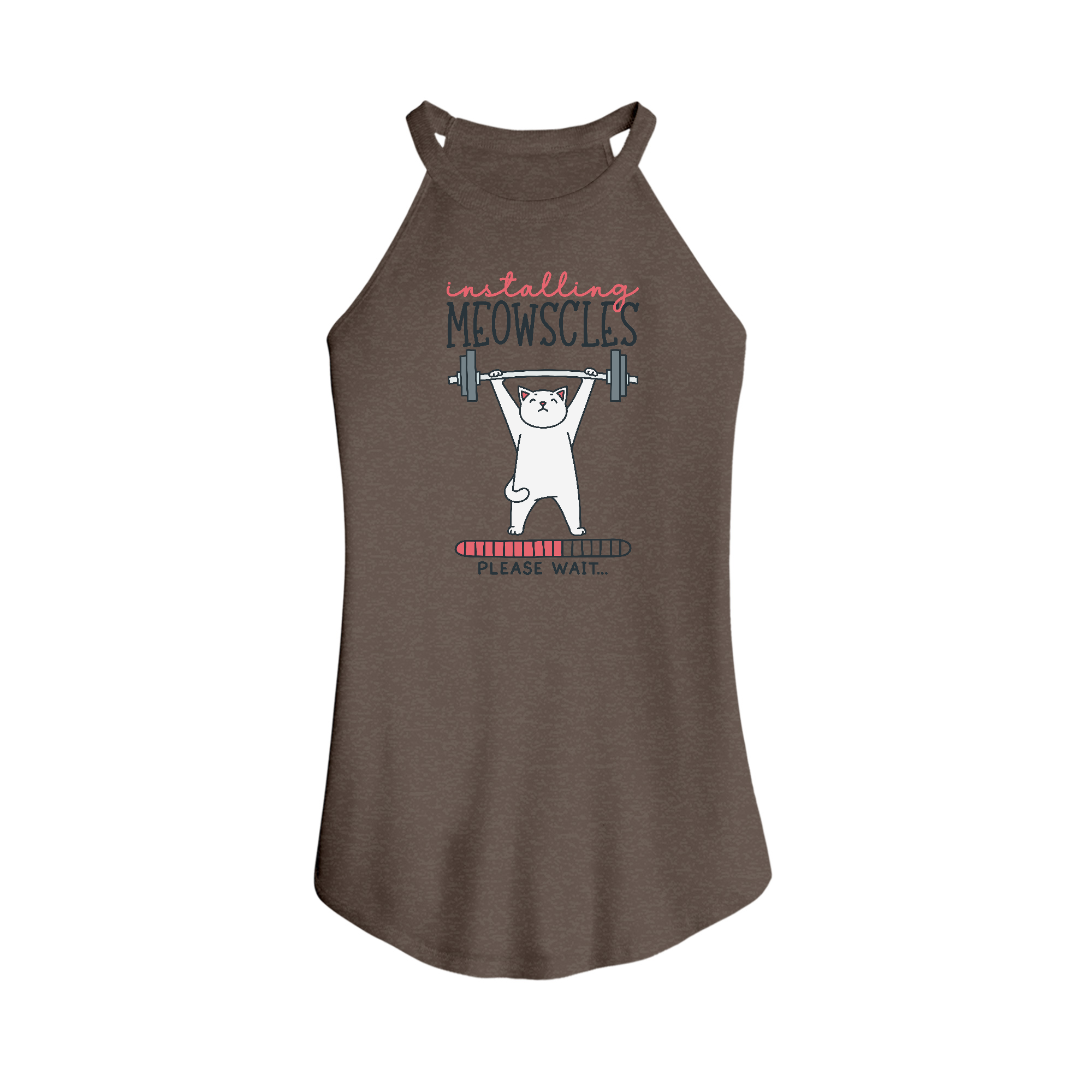 Womens X-Small Brown Tank Top