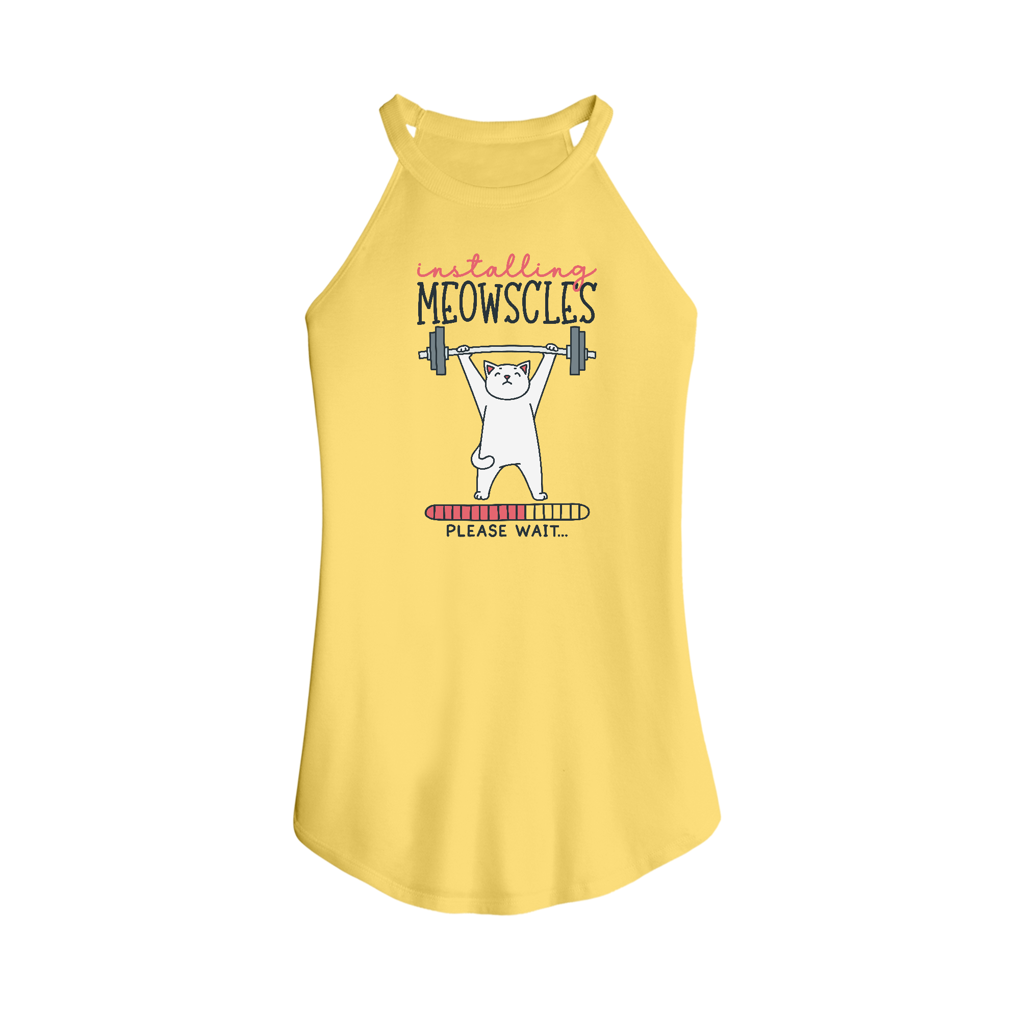 Womens X-Small Yellow Tank Top