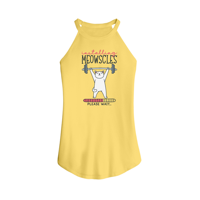 Womens X-Small Yellow Tank Top