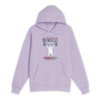 Unisex Small Lilac Pullover Hooded Sweatshirt