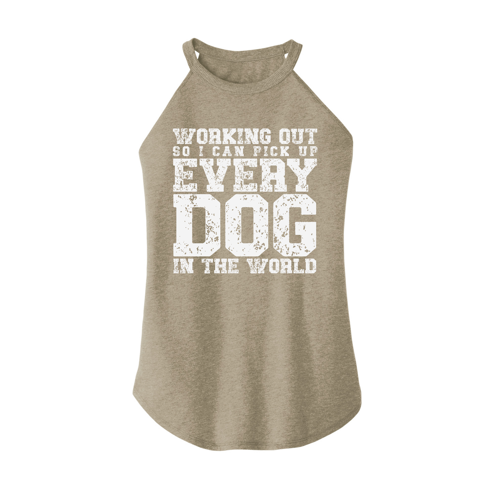 Womens X-Small Sand Rocker Tank Top