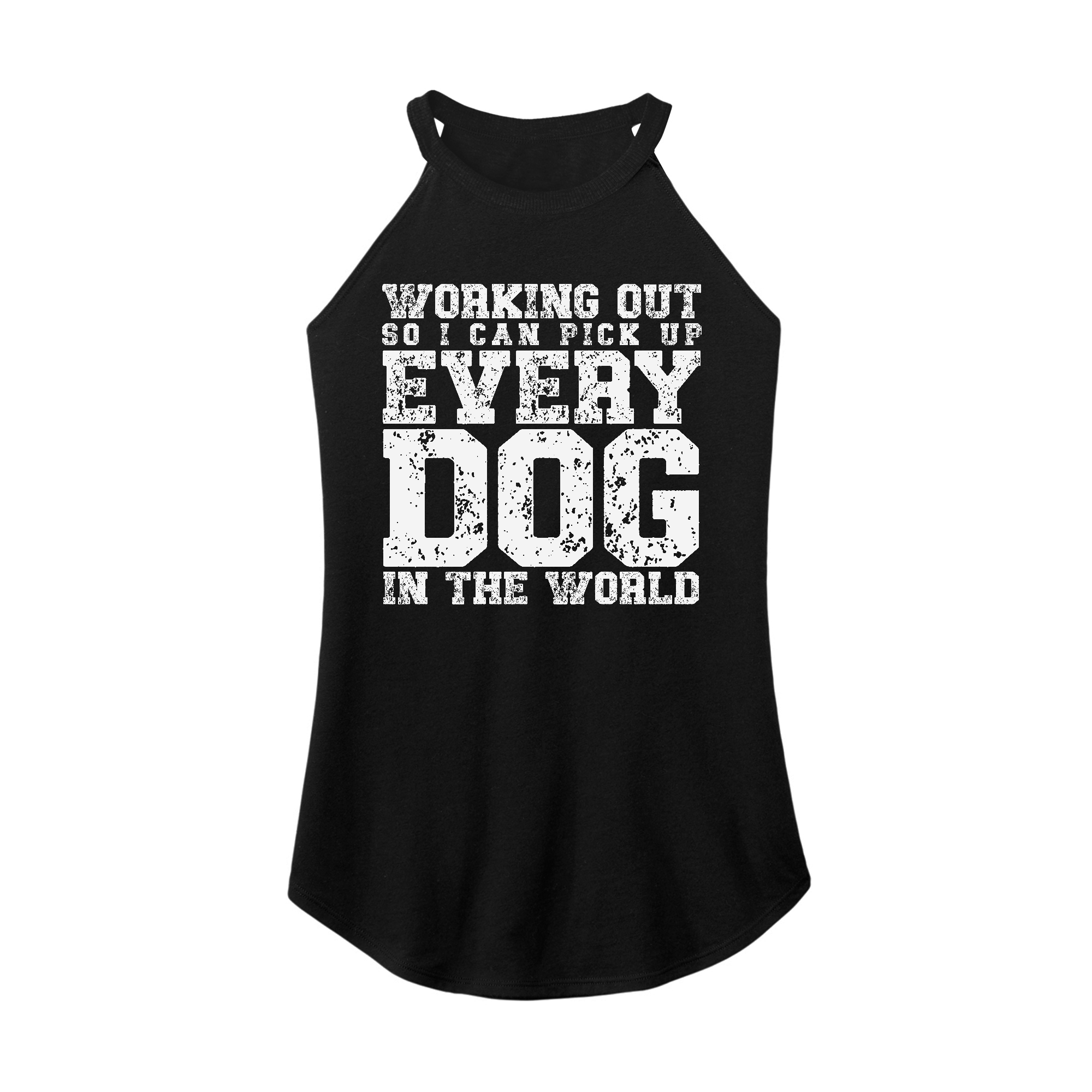 Womens X-Small Black Rocker Tank Top