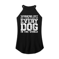 Womens X-Small Black Rocker Tank Top