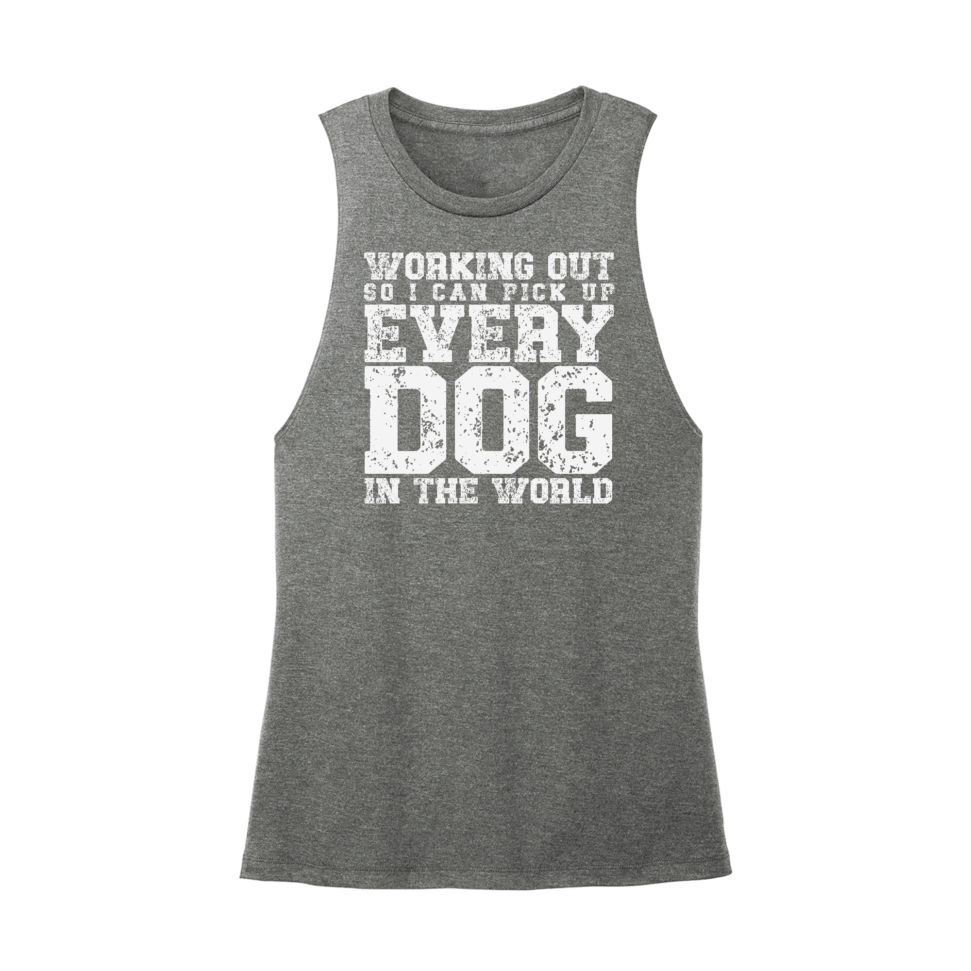 Womens X-Small Dark Gray Muscle Tank