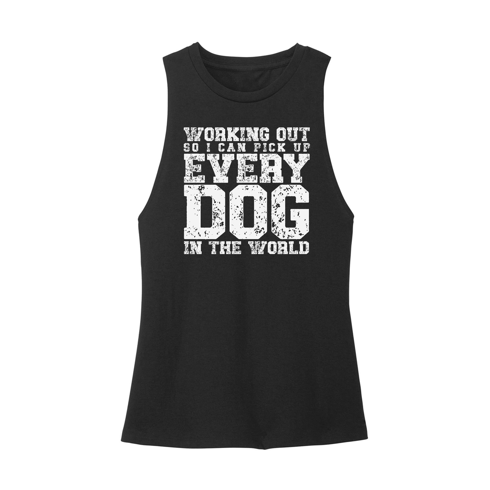 Womens X-Small Black Muscle Tank