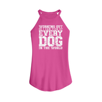 Womens X-Small Fuchsia Tank Top