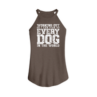 Womens X-Small Brown Tank Top