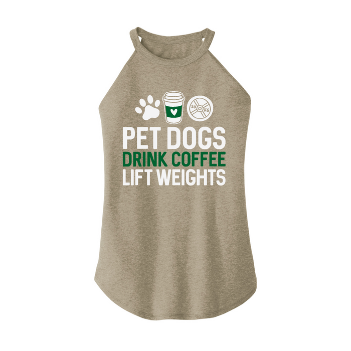 Womens X-Small Sand Rocker Tank Top