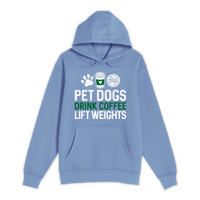 Unisex Small Colony Blue Pullover Hooded Sweatshirt