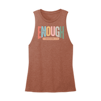 Womens X-Small Brown Muscle Tank