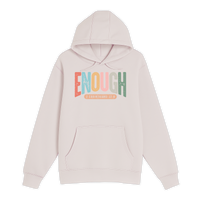 Unisex Small Light Pink Pullover Hooded Sweatshirt