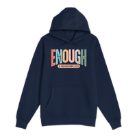 Unisex Small Navy Pullover Hooded Sweatshirt