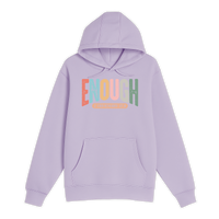 Unisex Small Lilac Pullover Hooded Sweatshirt