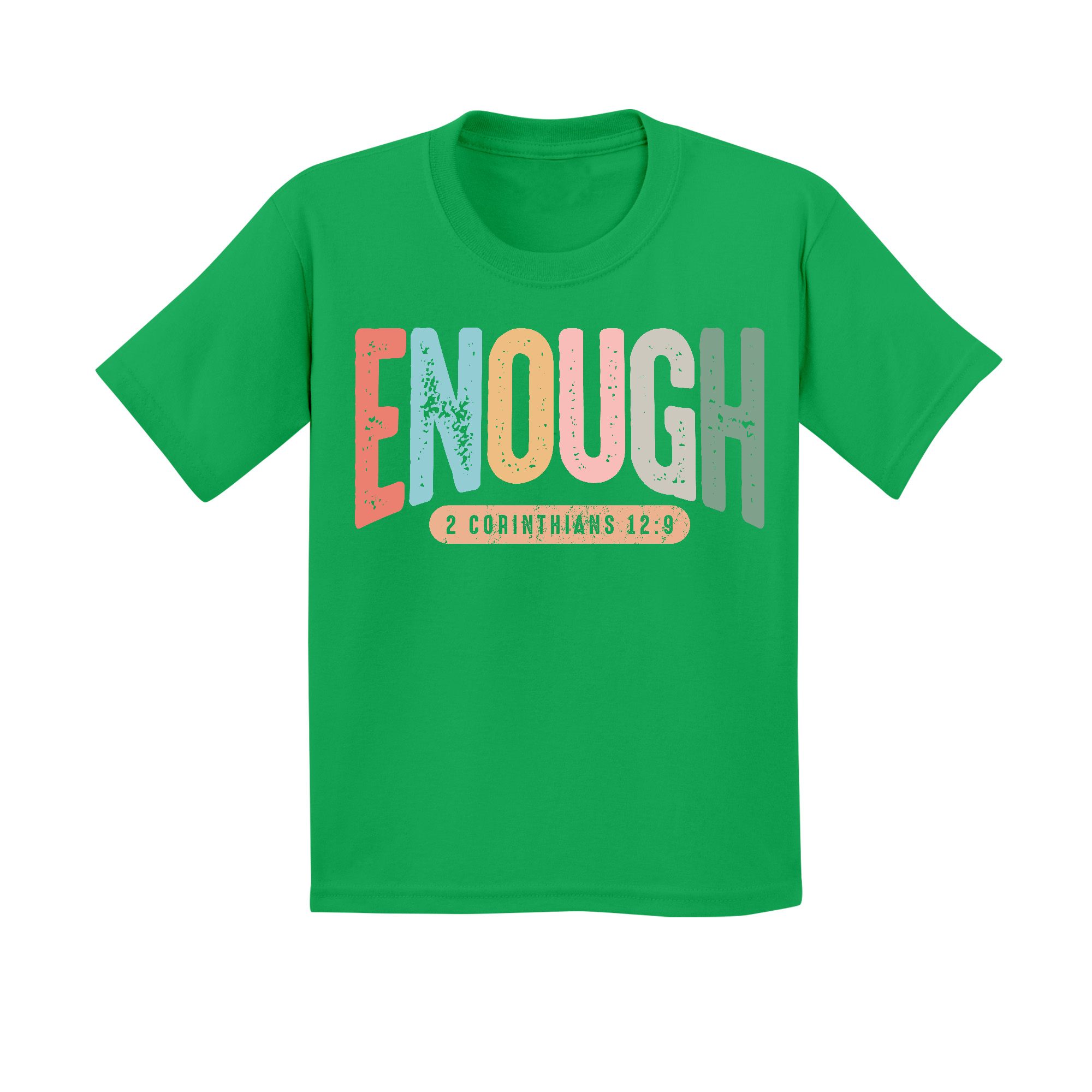 Kids Small Kelly Green Style_T-Shirt