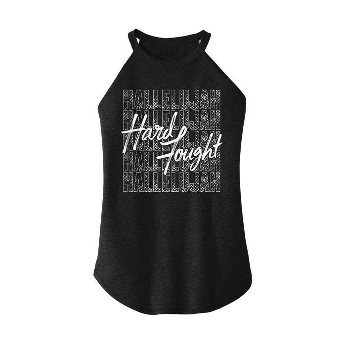 Womens X-Small Dark Heather Gray Rocker Tank Top