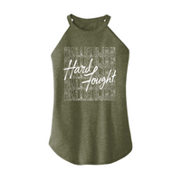 Womens X-Small Military Green Rocker Tank Top