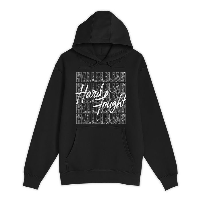 Unisex Small Black Pullover Hooded Sweatshirt