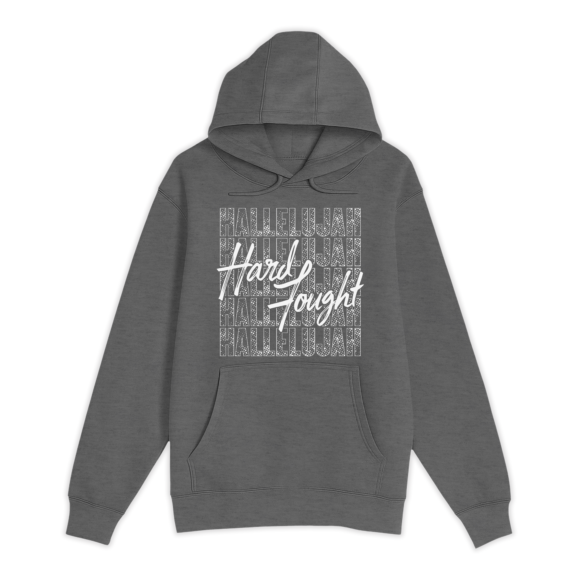 Unisex Small Charcoal Heather Pullover Hooded Sweatshirt
