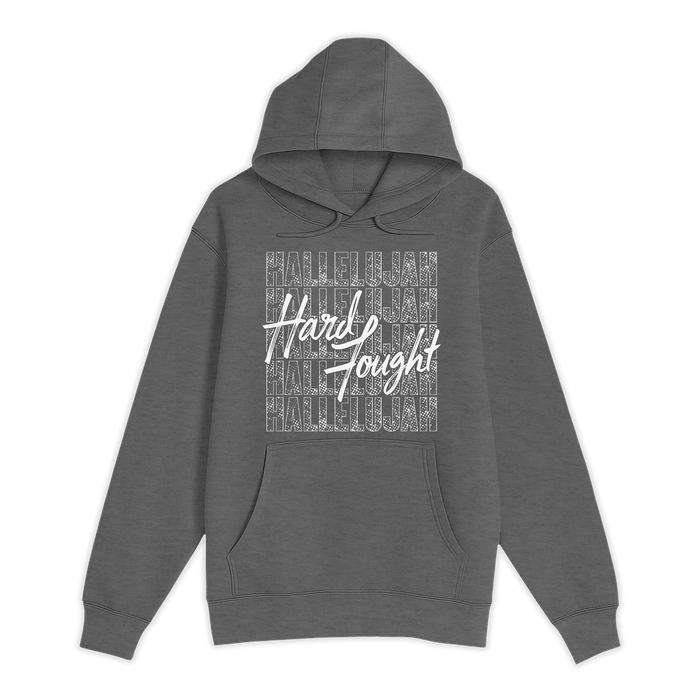 Unisex Small Charcoal Heather Pullover Hooded Sweatshirt