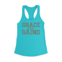 Womens X-Small Tahiti Blue Style_Tank Top