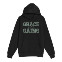 Unisex Small Black Pullover Hooded Sweatshirt