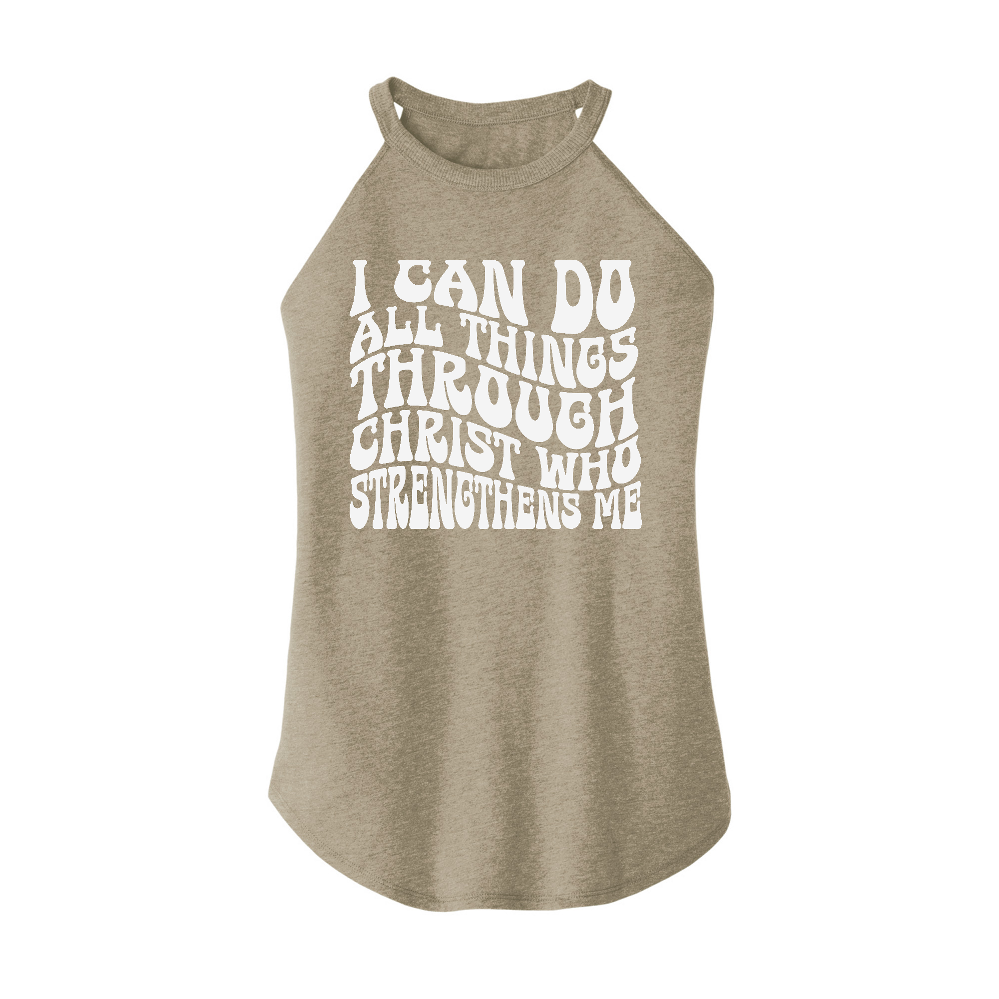 Womens X-Small Sand Rocker Tank Top
